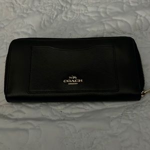 Black coach wallet